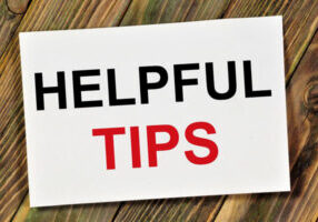 image of helpful tips sign depicting tips for choosing a fuel oil company