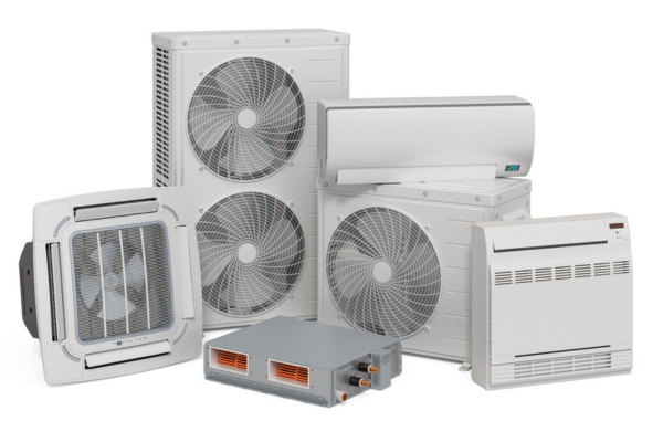 different types of air conditioner depicting advancements