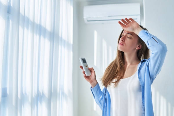 homeowner waiting for emergency ac repair